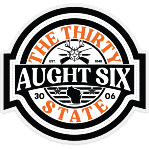 A logo of the thirty state aught six.